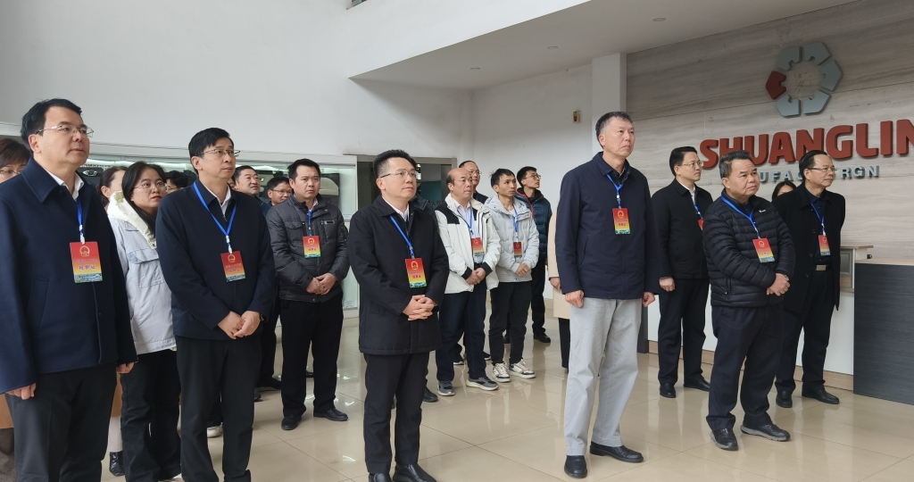 广西壮族自治区人大常委会与柳州市人大常委会视察组一行莅临柳州双林调研